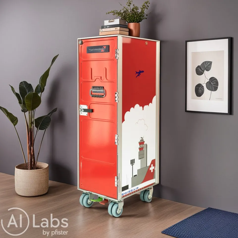 Airline Trolley Swissair