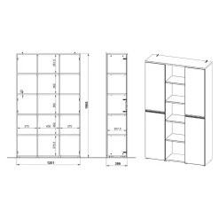 Aktenschrank Deltona-105