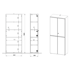 Aktenschrank Deltona-105
