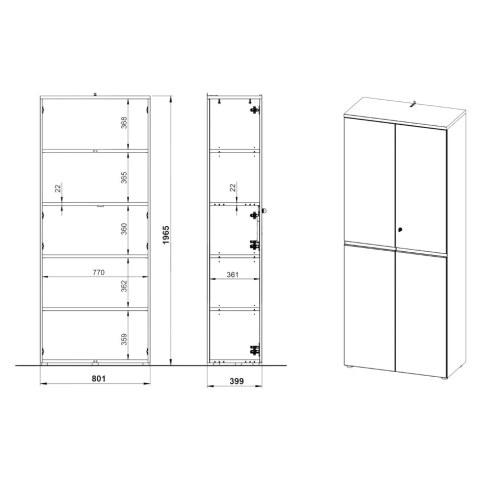 Aktenschrank Deltona-105