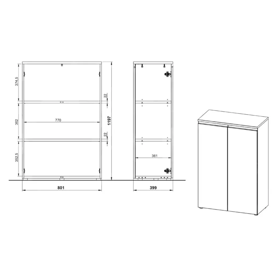 Aktenschrank Deltona-105