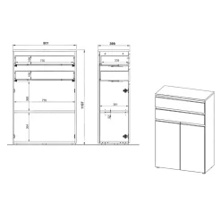 Aktenschrank Deltona-105