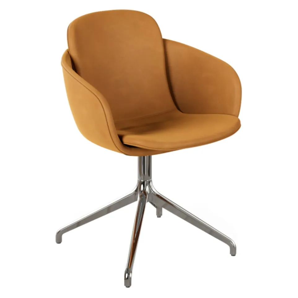 Armlehnstuhl Chair no. One S2 Polished Swivel