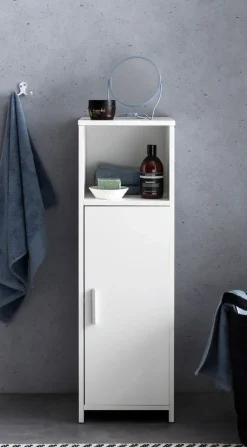 Badschrank Weiss