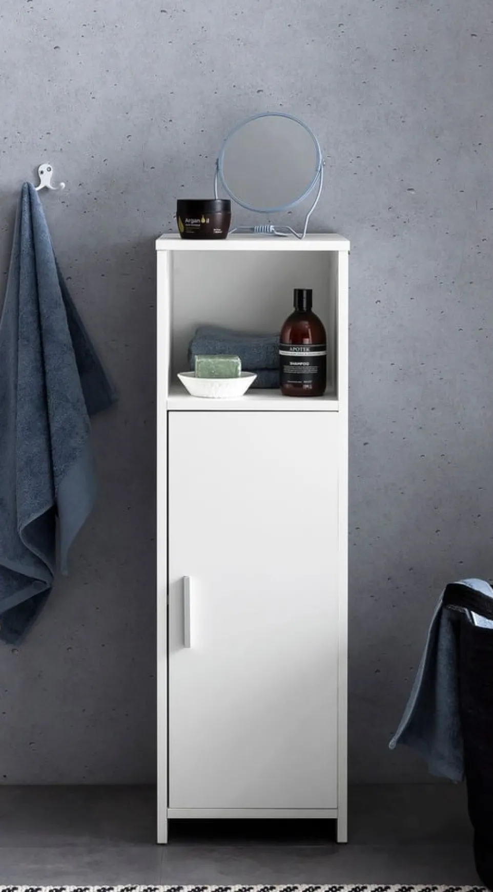 Badschrank Weiss
