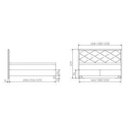 Boxspringbett ISLAND-CHIC