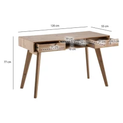 Computertisch Eiche Dekor