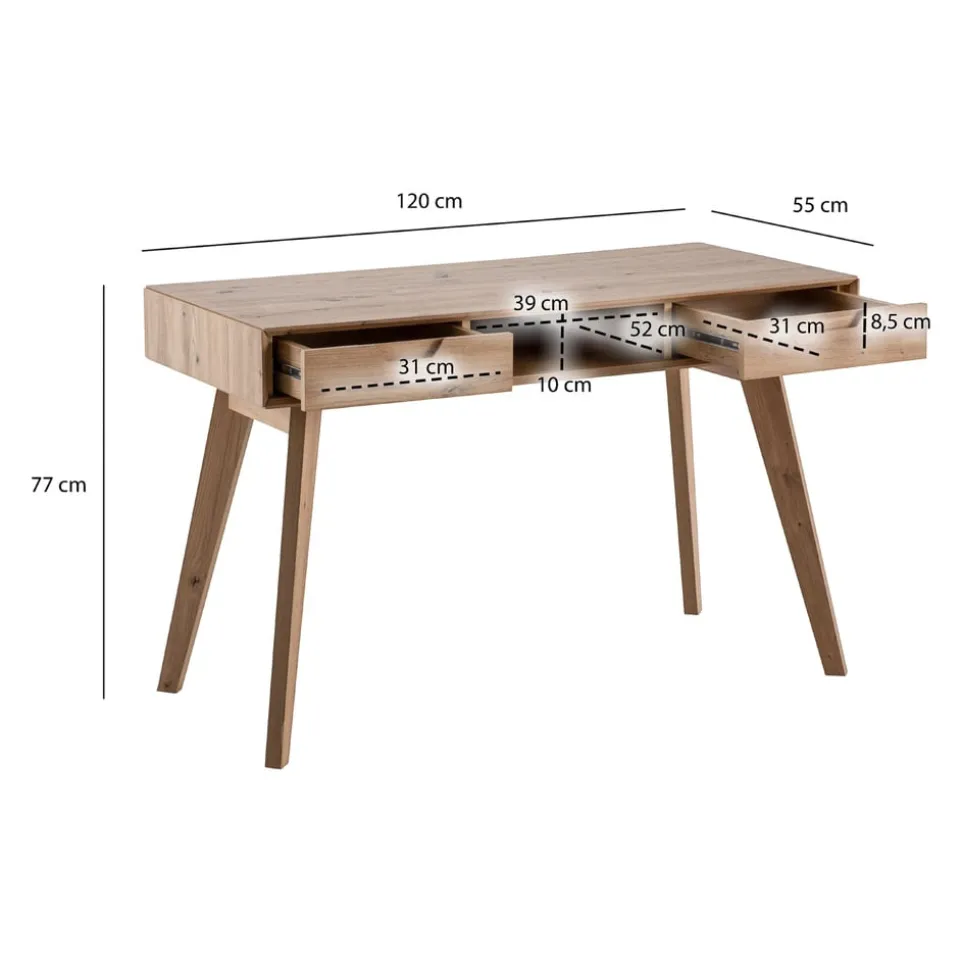 Computertisch Eiche Dekor