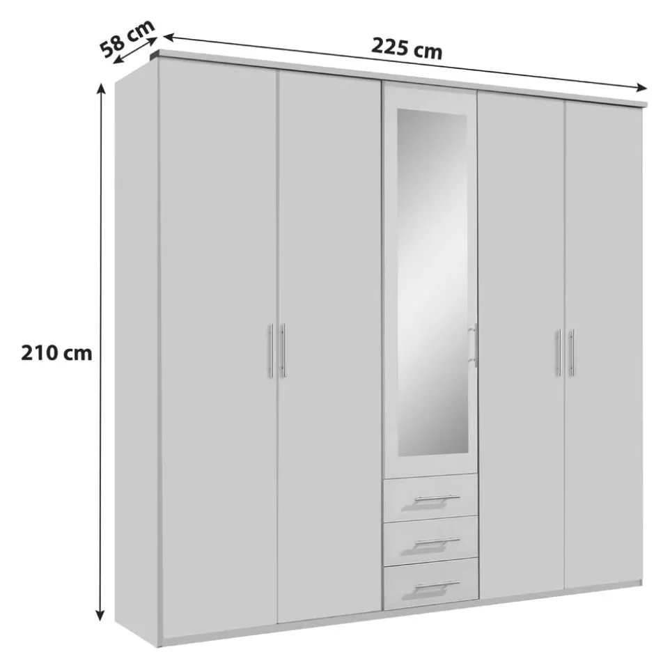 Drehtürenschrank Ben-201