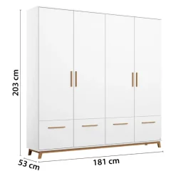 Drehtürenschrank Carlsson