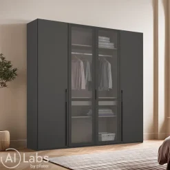 Drehtürenschrank Skat