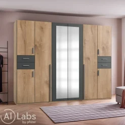 Drehtürenschrank Vegas-201