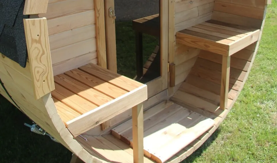 Fasssauna Thermo Pinie 6