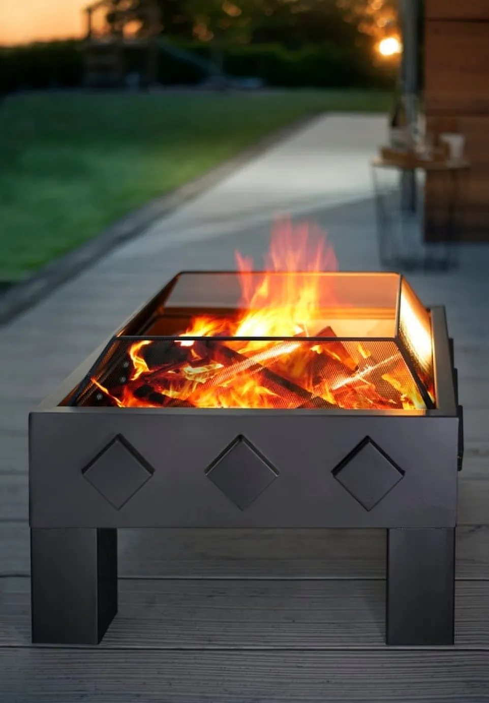 Feuerschale Kubus