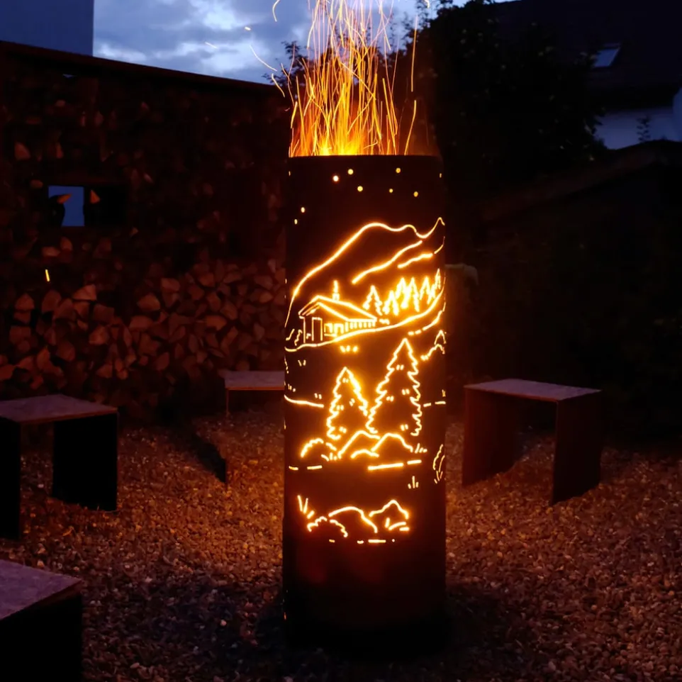 Feuersäule Fiamma Nero Montagna