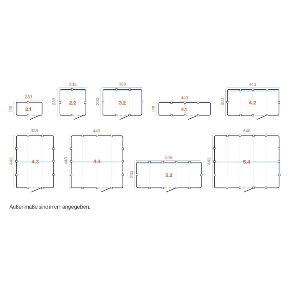 Gewächshaus Infinity 5.4