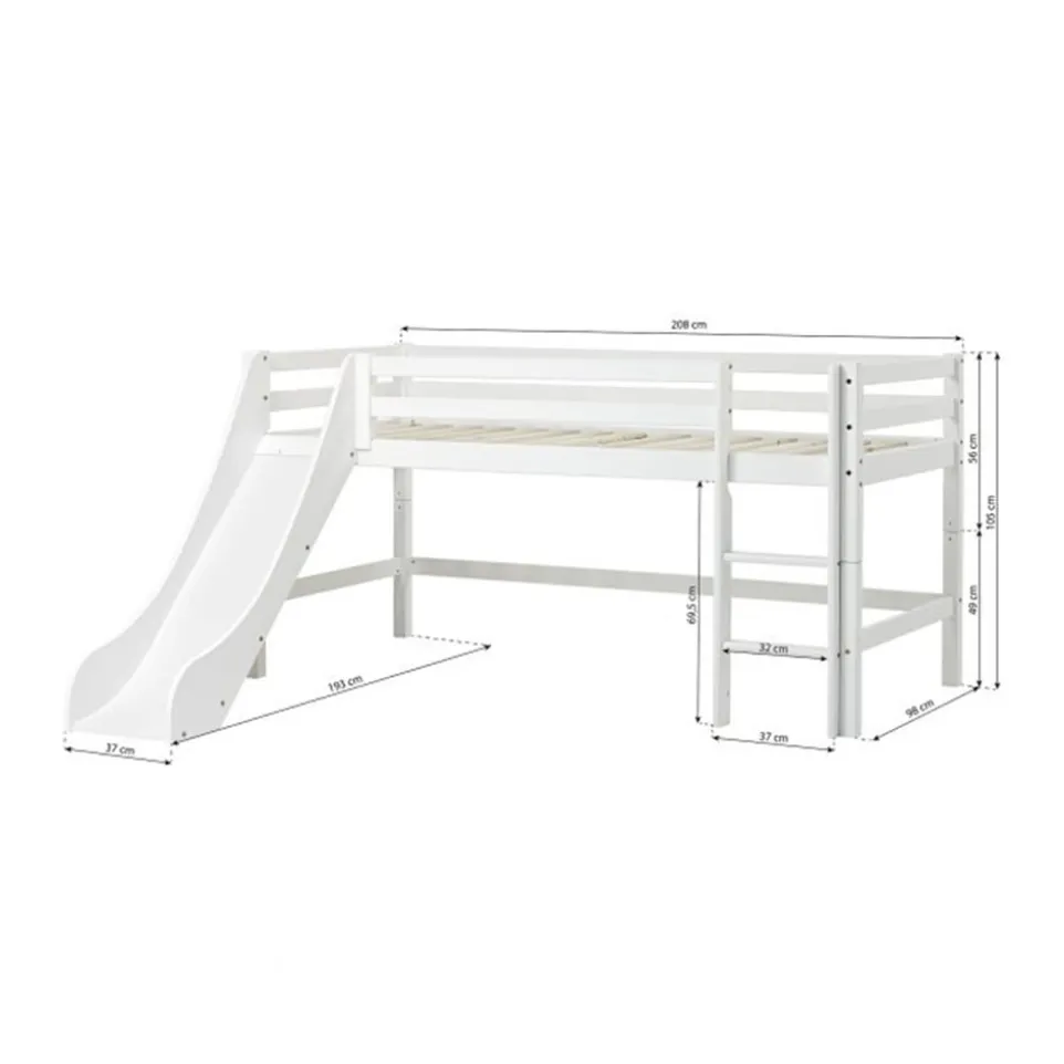 Halbhochbett Lattenrost HS-Luxury