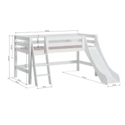 Halbhochbett Lattenrost HS-Luxury