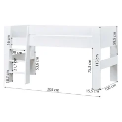 Halbhochbett Steens for Kids