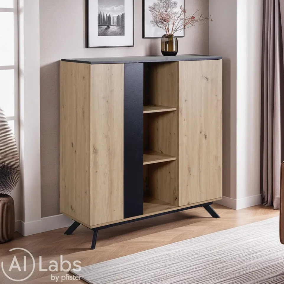 Highboard Eiche Dekor