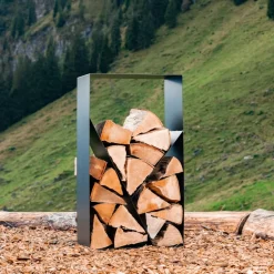 Kaminholzregal Avantgarde-Stahl