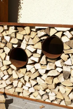 Kaminholzregal Dekoelement