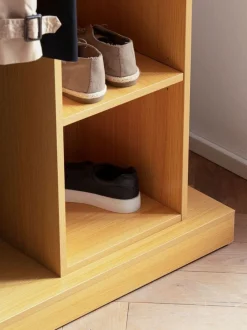 Kompaktgarderobe Eiche Dekor