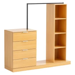 Kompaktgarderobe Eiche Dekor