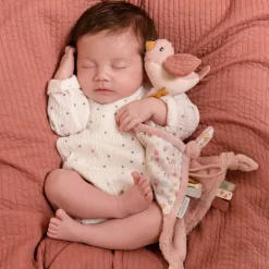 Kuscheltuch Flowers Butterflies