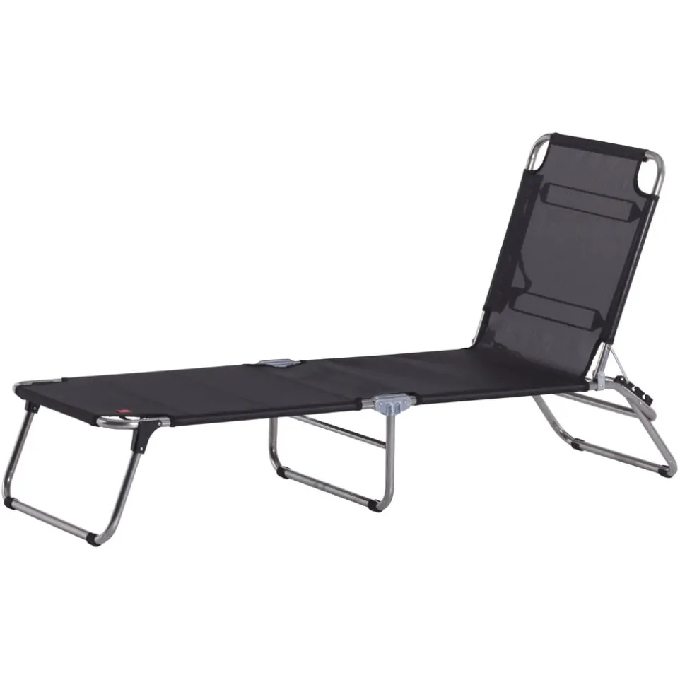 Liegestuhl Playa Alu Schwarz