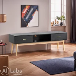 Lowboard Eiche Dekor