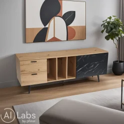 Lowboard Eiche Dekor