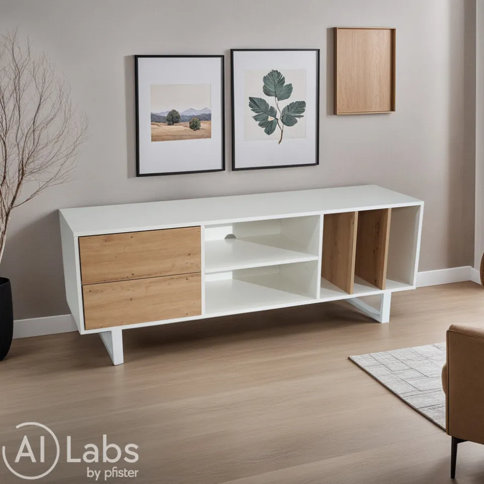 Lowboard Eiche Dekor