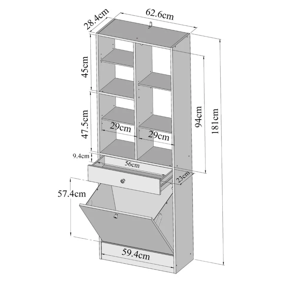 Mehrzweckschrank Combi