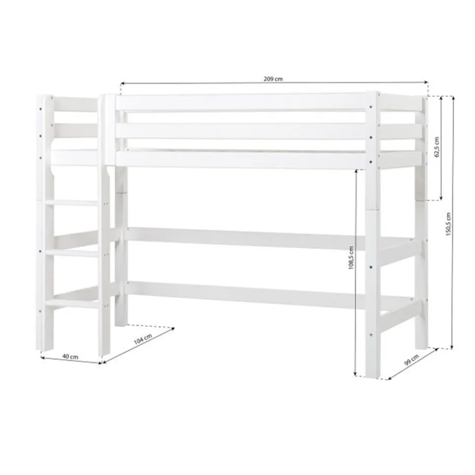 Mittelhochbett Einlegerahmen HS-Luxury