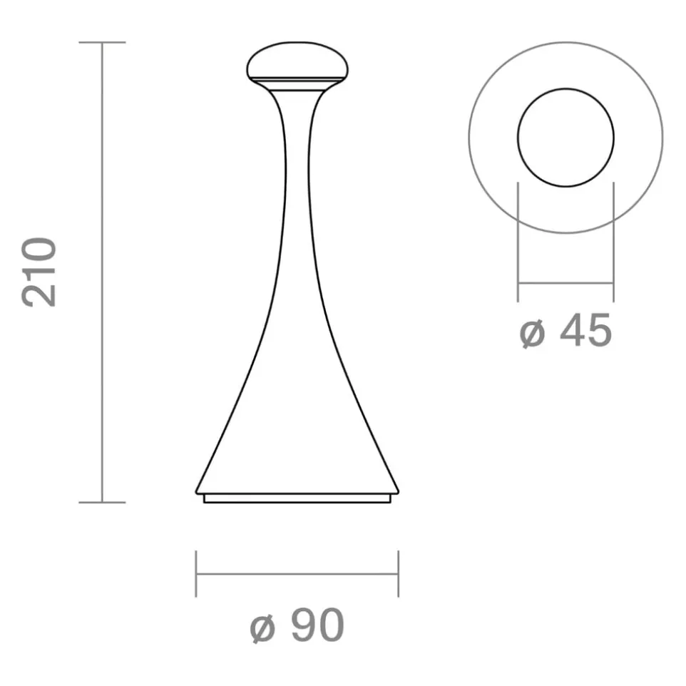 Outdoor Tischleuchte Nudrop mini