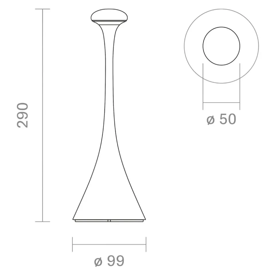 Outdoor Tischleuchte Nudrop
