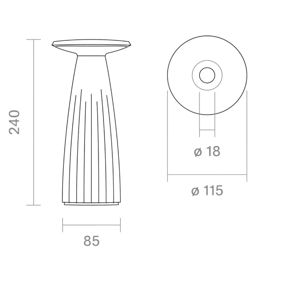 Outdoor Tischleuchte Nuflair