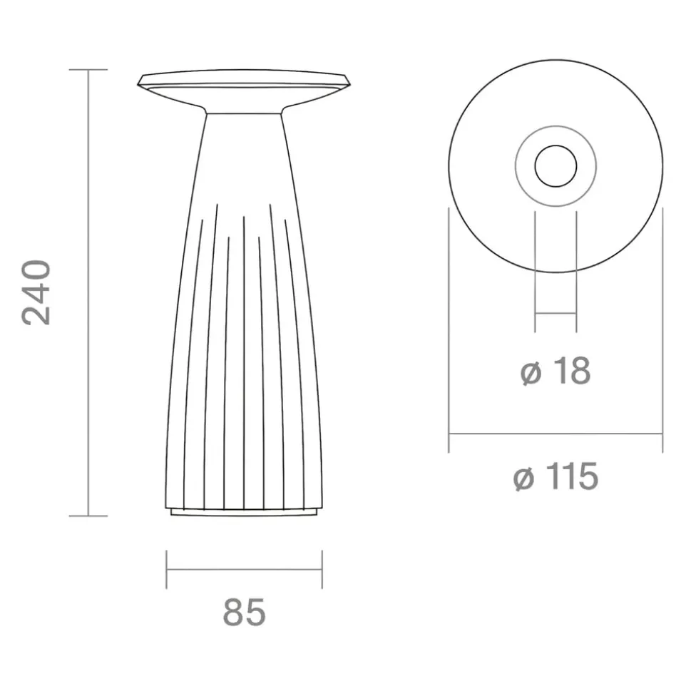 Outdoor Tischleuchte Nuflair