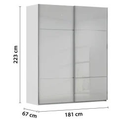 Schiebetürenschrank Covalo-Glas