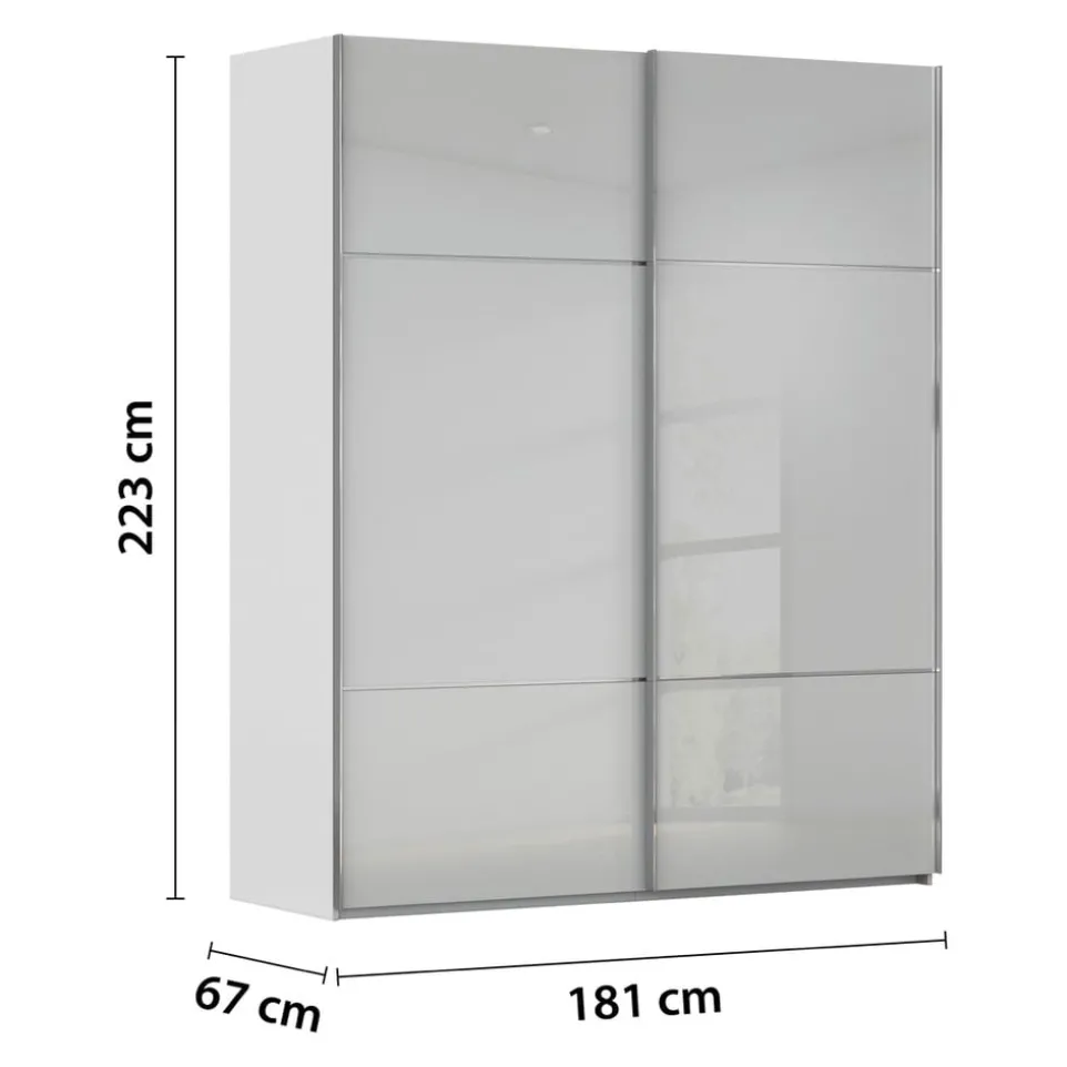 Schiebetürenschrank Covalo-Glas