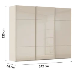 Schiebetürenschrank Covalo-Glas