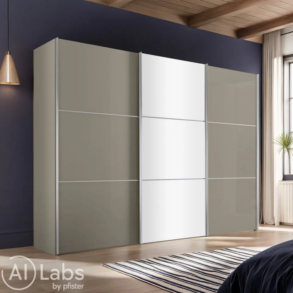 Schiebetürenschrank Primo-Glas