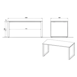 Schreibtisch Deltona-105