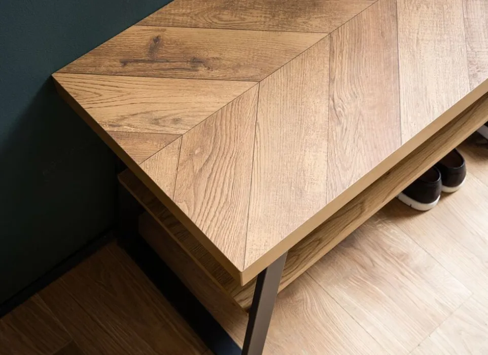 Schuhbank Eiche Dekor