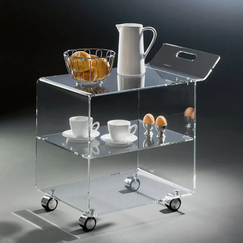 Servierwagen Plexi