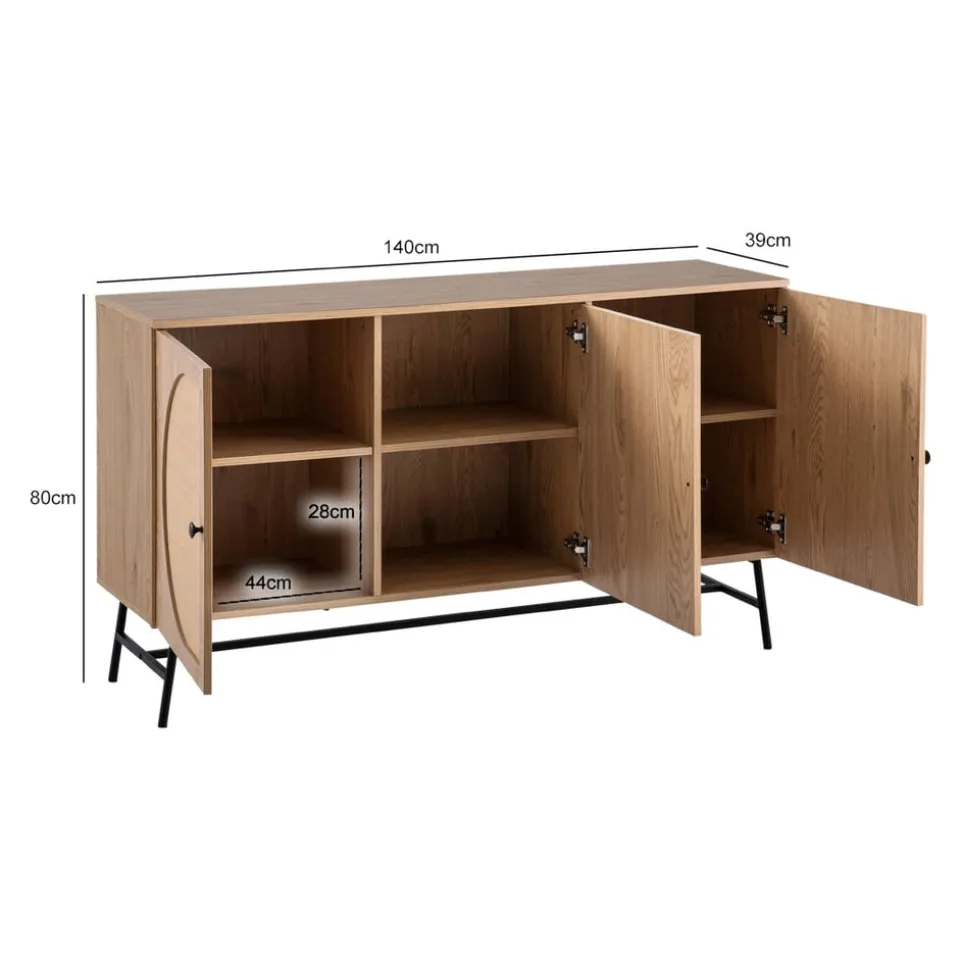 Sideboard Eiche Dekor
