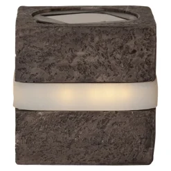Solarleuchte Stonecube