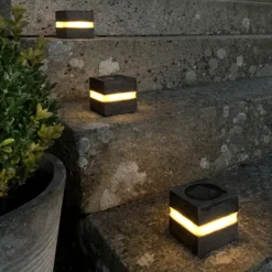 Solarleuchte Stonecube