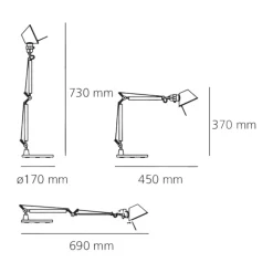 Tischleuchte Tolomeo